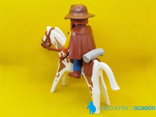 Playmobil Bandido del oeste, forajido con caballo - Imagen 4