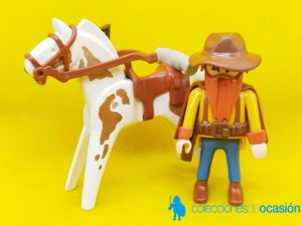 Playmobil Bandido del oeste, forajido con caballo - Imagen 5