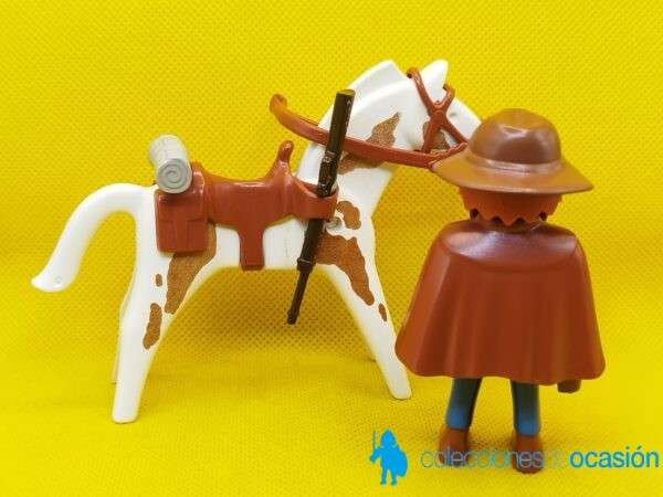 Playmobil Bandido del oeste, forajido con caballo - Imagen 6