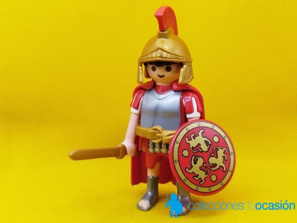 Playmobil Centurión Romano con escudo y capa rojos