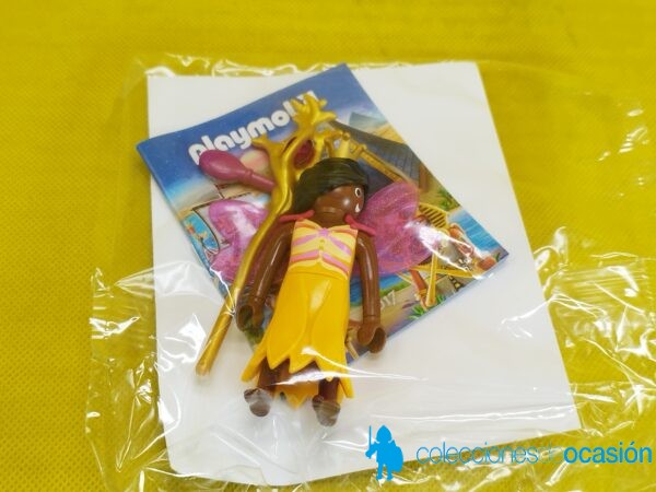 Playmobil Hada negra con vestido amarillo en sobre promocional