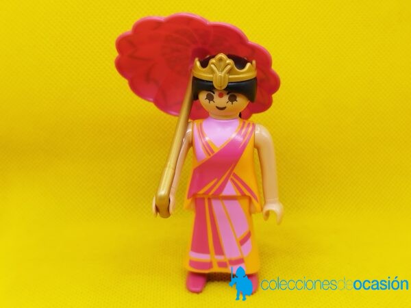 Playmobil Mujer india con sombrilla