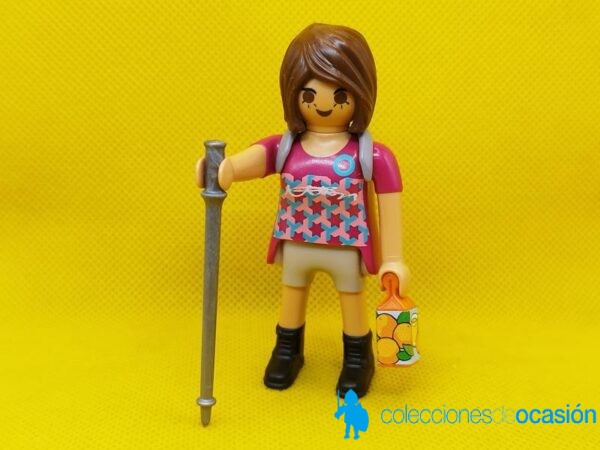 Playmobil Peregrina del camino de Santiago, caminante