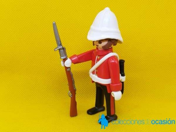 Playmobil Soldado colonial inglés de la guerra anglo-zulu - Imagen 2