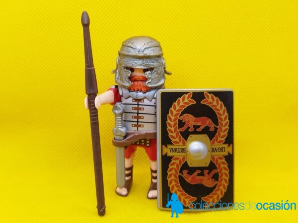 Playmobil Veterano legionario romano con escudo y casco customizados