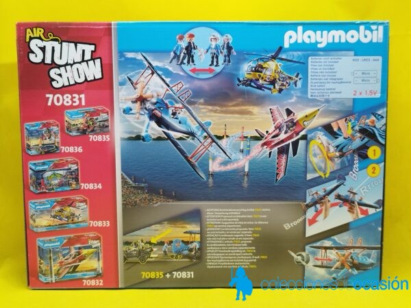 Playmobil Air Stuntshow biplano Phoenix REF 70831 - Imagen 2