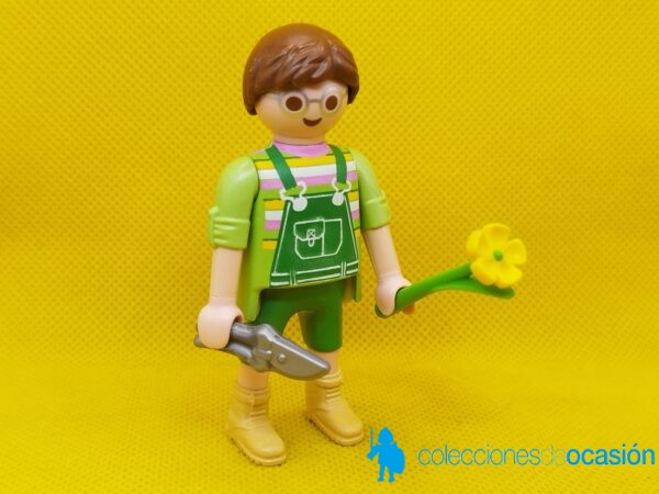 Playmobil Jardinero con tijeras y flor