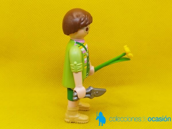 Playmobil Jardinero con tijeras y flor - Imagen 2