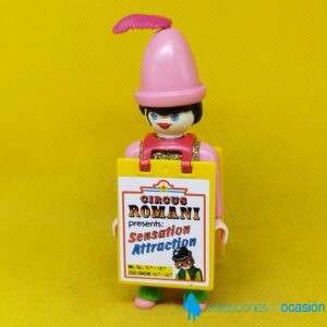 Playmobil Payaso con cartel publicitario de circo REF 3797