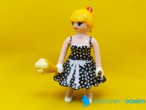 Playmobil Teddy girl con helado, pin up, chica de los años 50