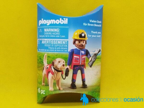 Playmobil Montañero de rescate con perro promocional del PCC