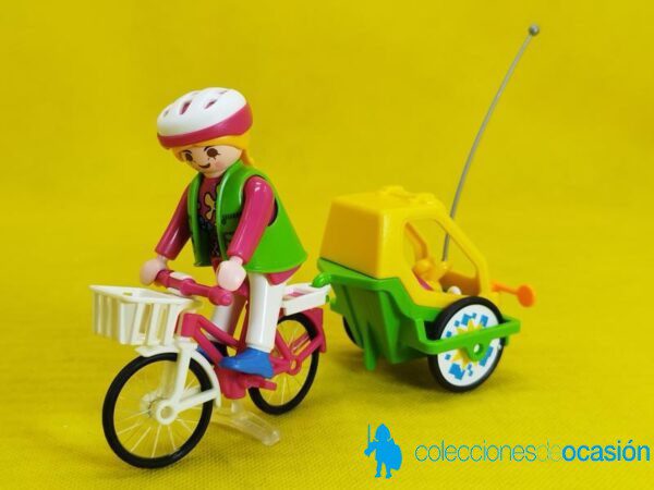 Playmobil Bicicleta con remolque REF 3068 - Imagen 2