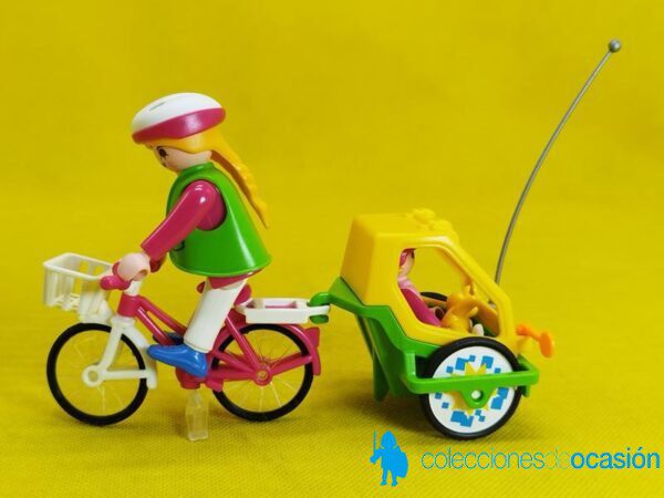 Playmobil Bicicleta con remolque REF 3068 - Imagen 3