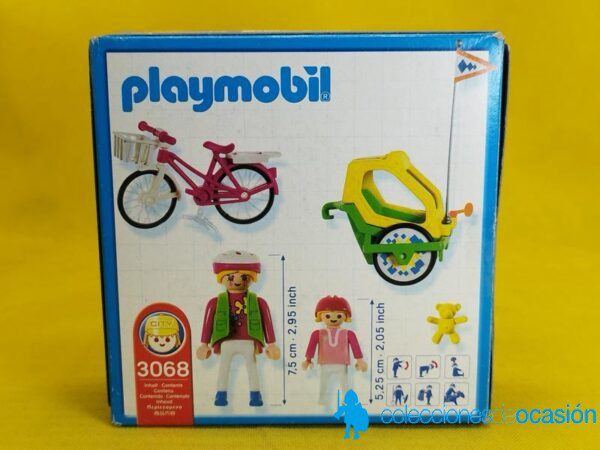 Playmobil Bicicleta con remolque REF 3068 - Imagen 7