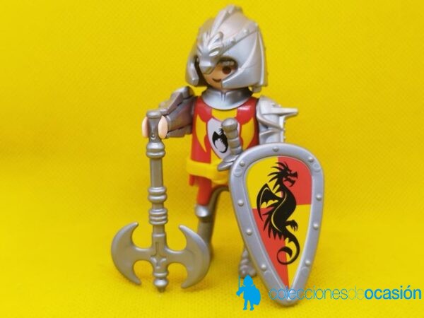 Playmobil Caballero del dragón con hacha de combate