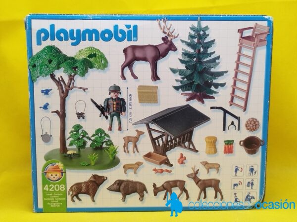 Playmobil Cazador con puesto de caza y cebadero REF 4208 - Imagen 9