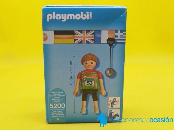 Playmobil Deporte olímpico, Lanzamiento de martillo REF 5200 - Imagen 2