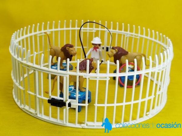 Playmobil Domador de leones con jaula REF 3517, circo - Imagen 2