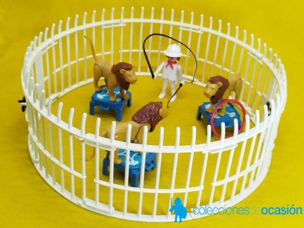 Playmobil Domador de leones con jaula REF 3517, circo - Imagen 4
