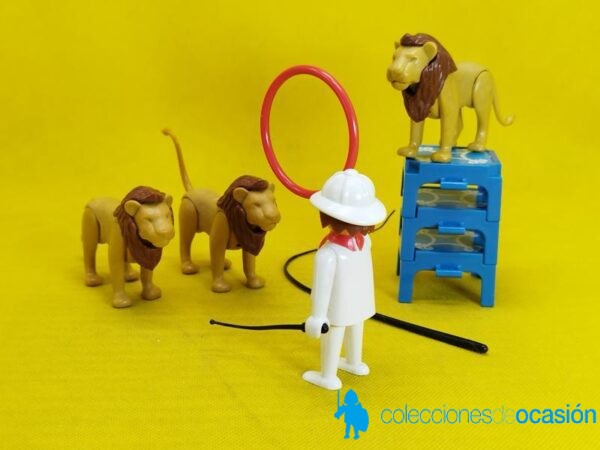Playmobil Domador de leones con jaula REF 3517, circo - Imagen 6