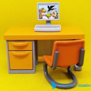 Playmobil Escritorio de dormitorio infantil, muebles