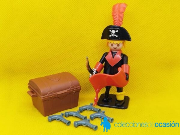 Playmobil Famobil Capitán pirata con cofre del tesoro REF 3385 - Imagen 2