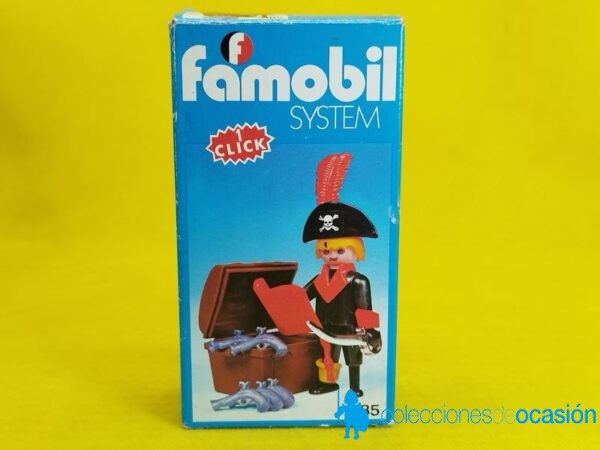 Playmobil Famobil Capitán pirata con cofre del tesoro REF 3385