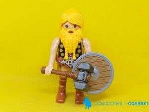 Playmobil Guerrero vikingo con martillo de combate