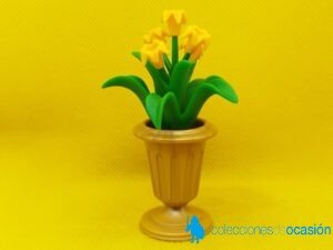 Playmobil Macetero dorado con flores