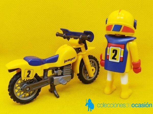 Playmobil Motorista de motocross jumper Nº 2 - Imagen 5