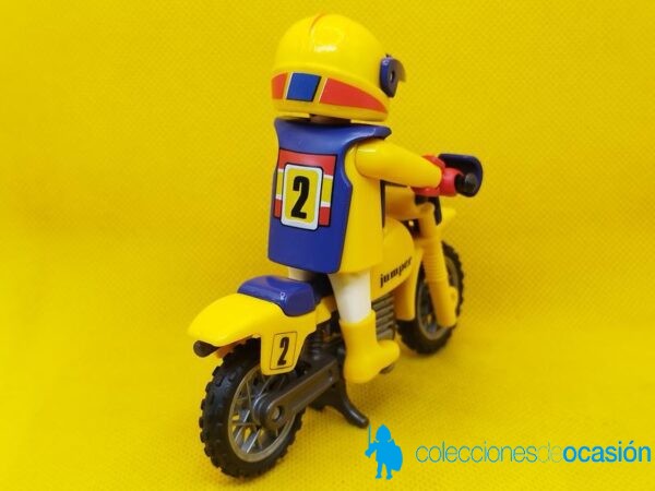 Playmobil Motorista de motocross jumper Nº 2 - Imagen 3