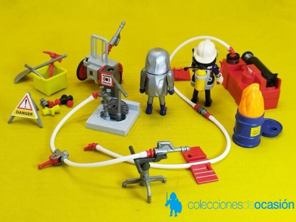 Playmobil Bomberos con bomba de agua REF 4825 - Imagen 5