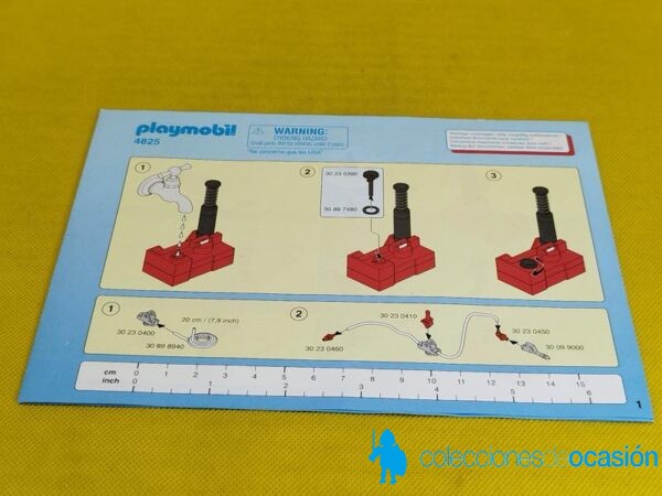 Playmobil Bomberos con bomba de agua REF 4825 - Imagen 6