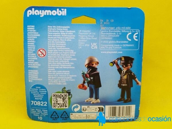Playmobil Duo pack Policía y grafitero REF 70822 - Imagen 2