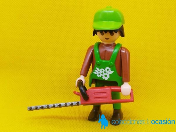 Playmobil Jardinero con cortasetos y peto verde