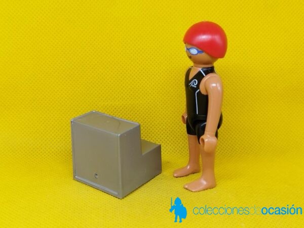 Playmobil Nadador de competición con gorro rojo - Imagen 3
