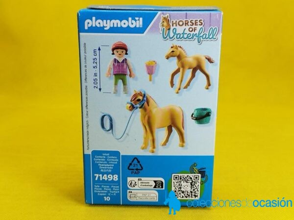 Playmobil Niña con poni y potro REF 71498 - Imagen 2