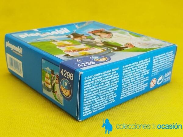 Playmobil Novios con tarta nupcial y velo REF 4298 - Imagen 3