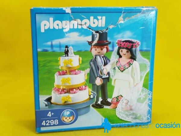 Playmobil Novios con tarta nupcial y velo REF 4298