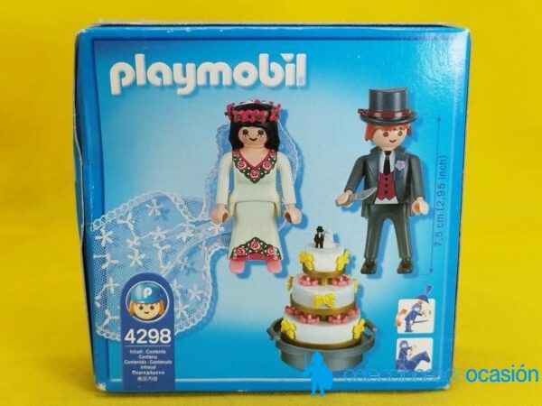 Playmobil Novios con tarta nupcial y velo REF 4298 - Imagen 2