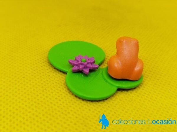 Playmobil Rana naranja en hoja de estanque - Imagen 3