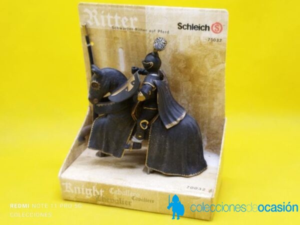 Schleich Caballero negro de torneo REF 70032