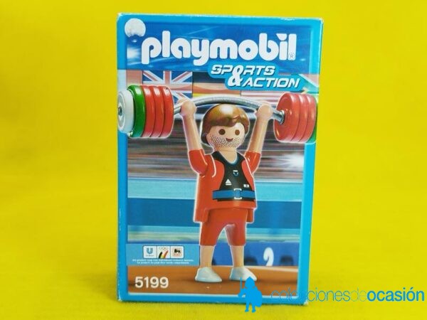 Playmobil Deporte olímpico, Halterofilia REF 5199