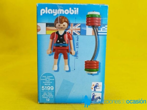 Playmobil Deporte olímpico, Halterofilia REF 5199 - Imagen 6