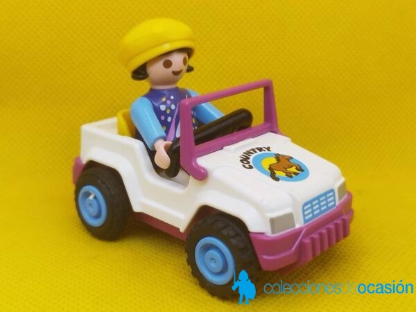 Playmobil Niña con coche REF 3067