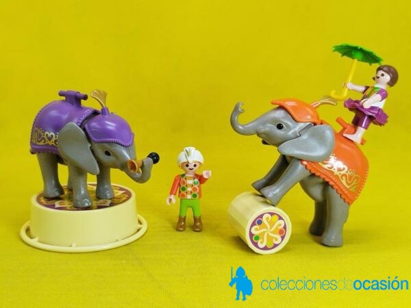 Niños con crías de elefante REF 4235 - Imagen 2