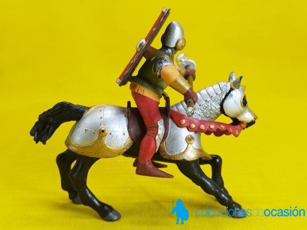 Papo soldado medieval a caballo - Imagen 3