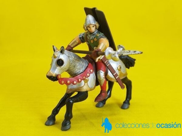 Papo soldado medieval a caballo