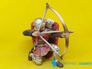 Schleich Arquero medieval arrodillado REF 70057