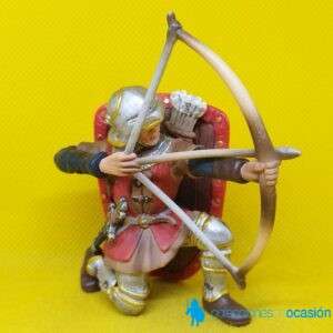 Schleich Arquero medieval arrodillado REF 70057